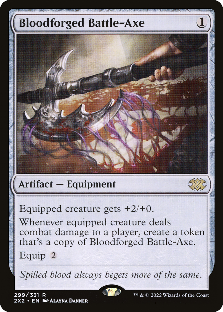 Bloodforged Battle-Axe (2X2-299) - Double Masters 2022