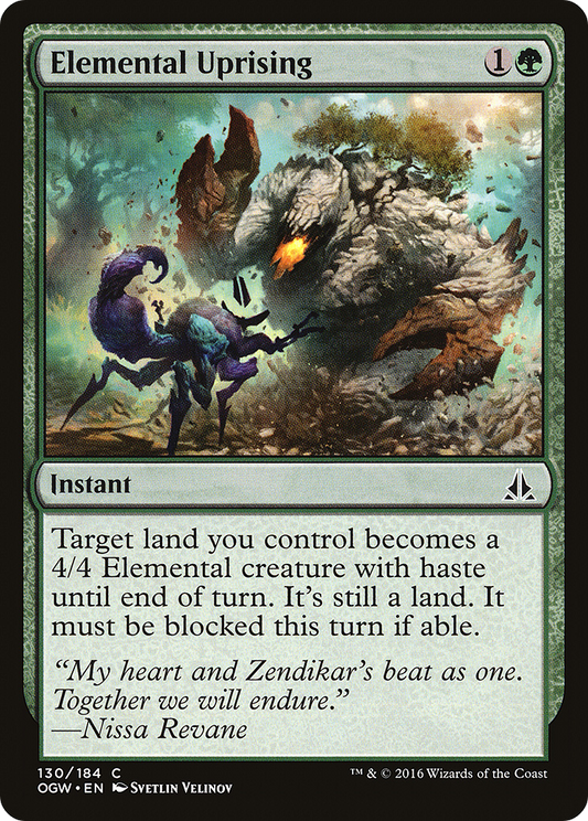 Elemental Uprising (OGW-130) - Oath of the Gatewatch Foil