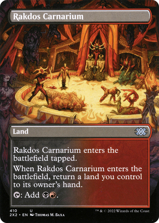 Rakdos Carnarium  (Borderless)(2X2-410) - Double Masters 2022 Foil