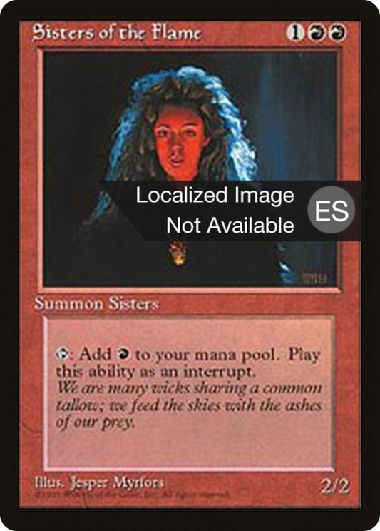 Sisters of the Flame (4BB-221) - Fourth Edition Foreign Black Border