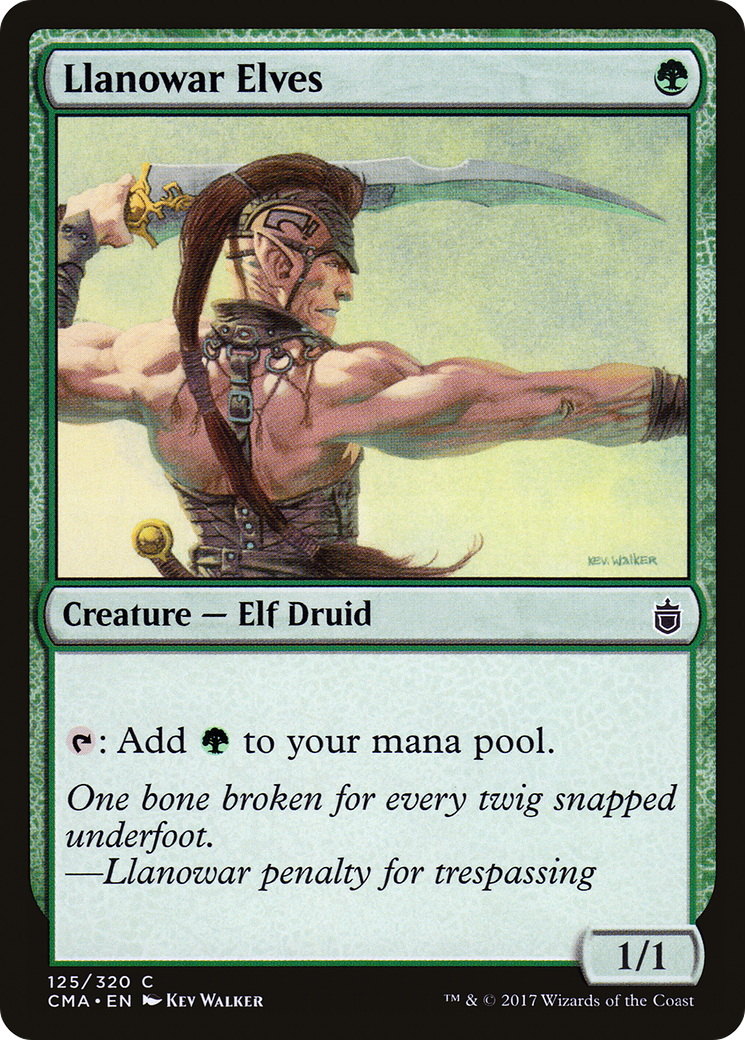 Llanowar Elves (CMA-125) - Commander Anthology