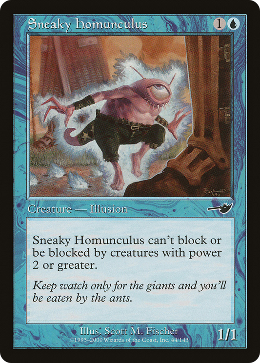 Sneaky Homunculus (NEM-044) - Nemesis Foil