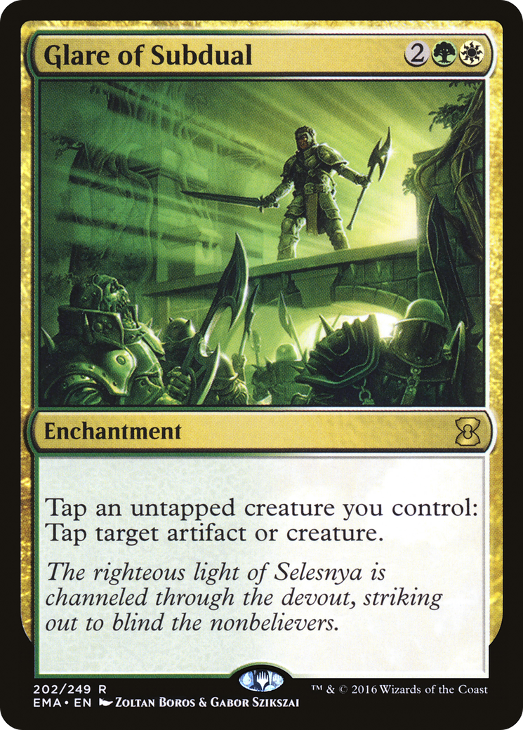 Glare of Subdual (EMA-202) - Eternal Masters Foil