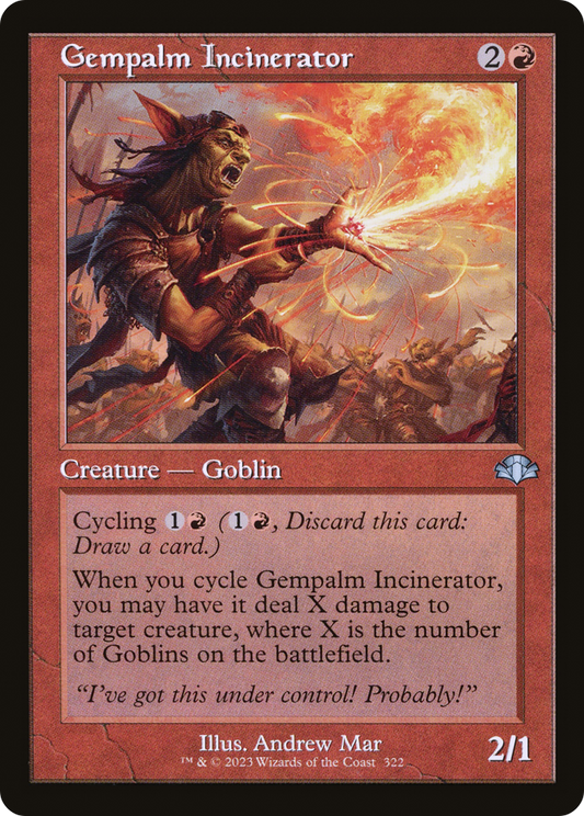 Gempalm Incinerator (Retro Frame) (DMR-322) - Dominaria Remastered