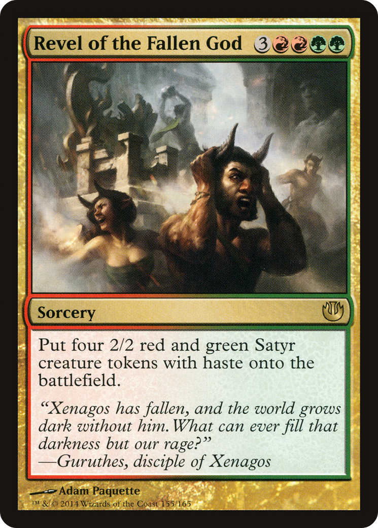 Revel of the Fallen God  (JOU-155) - Journey into Nyx Foil