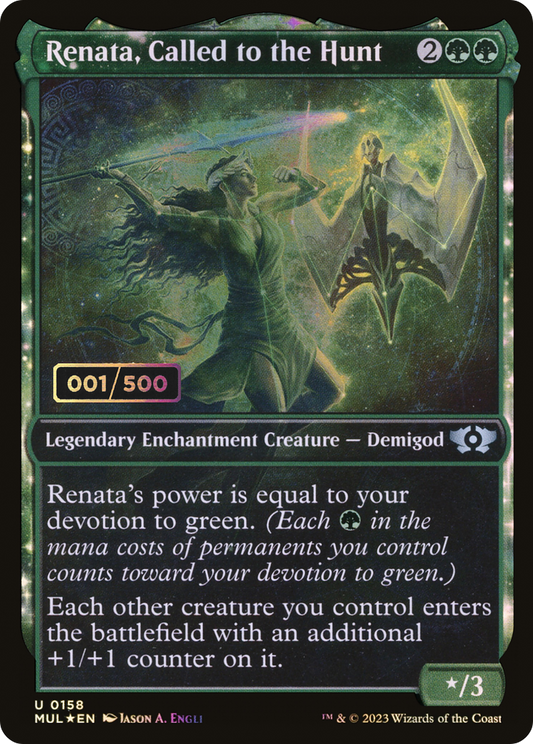 Renata, Called to the Hunt (MUL-158Z) - Multiverse Legends: (Showcase, nyxtouched) Foil