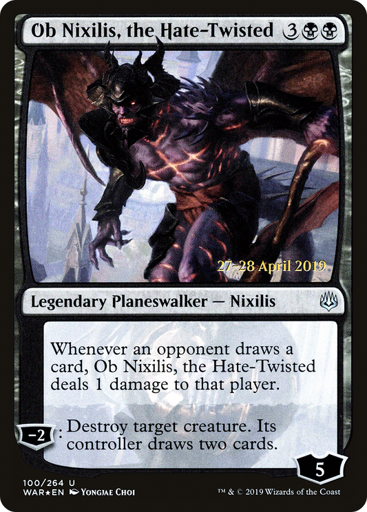 Ob Nixilis, the Hate-Twisted (PWAR-100S) - War of the Spark Promos Foil