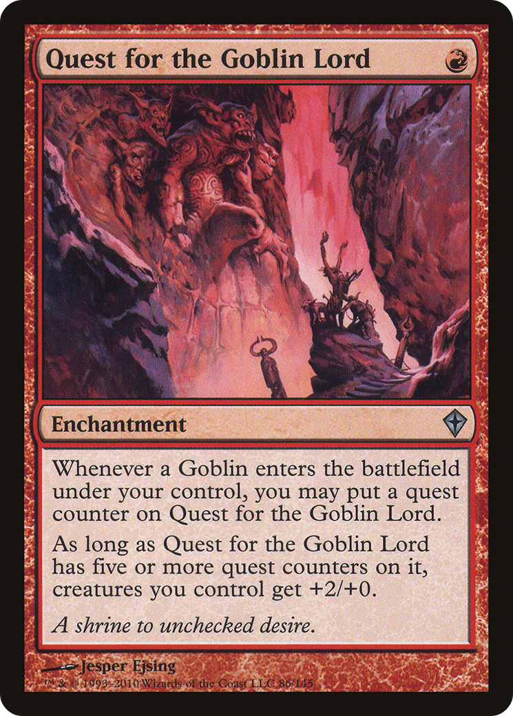 Quest for the Goblin Lord (WWK-086) - Worldwake Foil