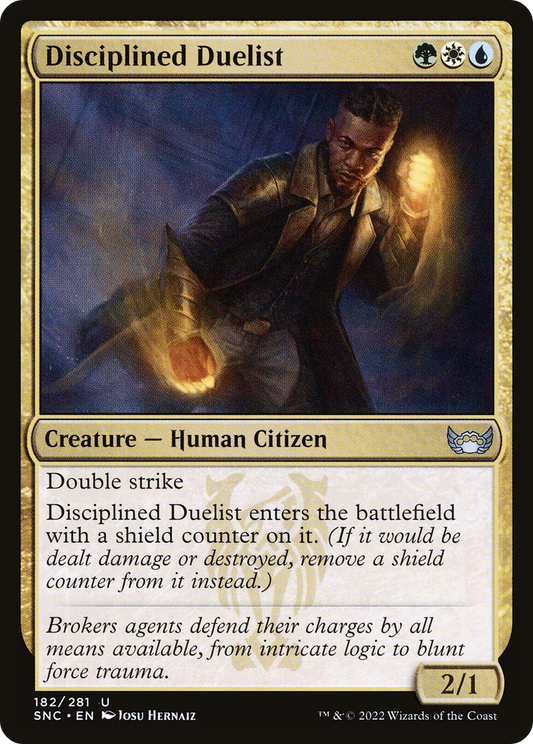 Disciplined Duelist (SNC-182) - Streets of New Capenna