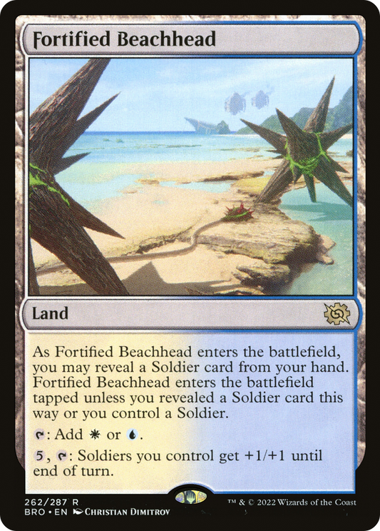 Fortified Beachhead (BRO-262) - The Brothers' War Foil