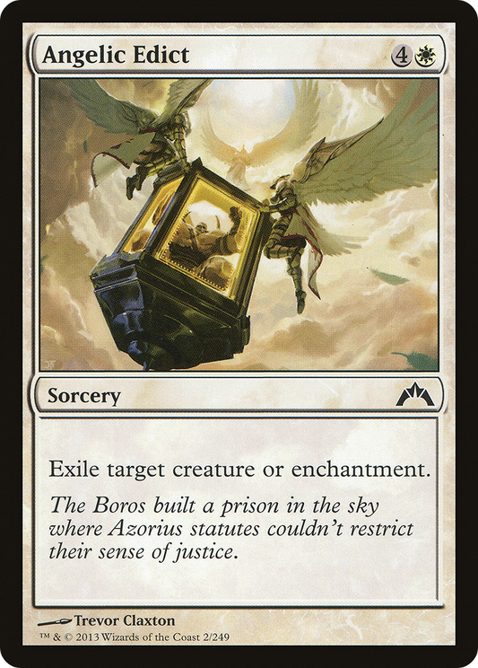 Angelic Edict (GTC-002) - Gatecrash Foil