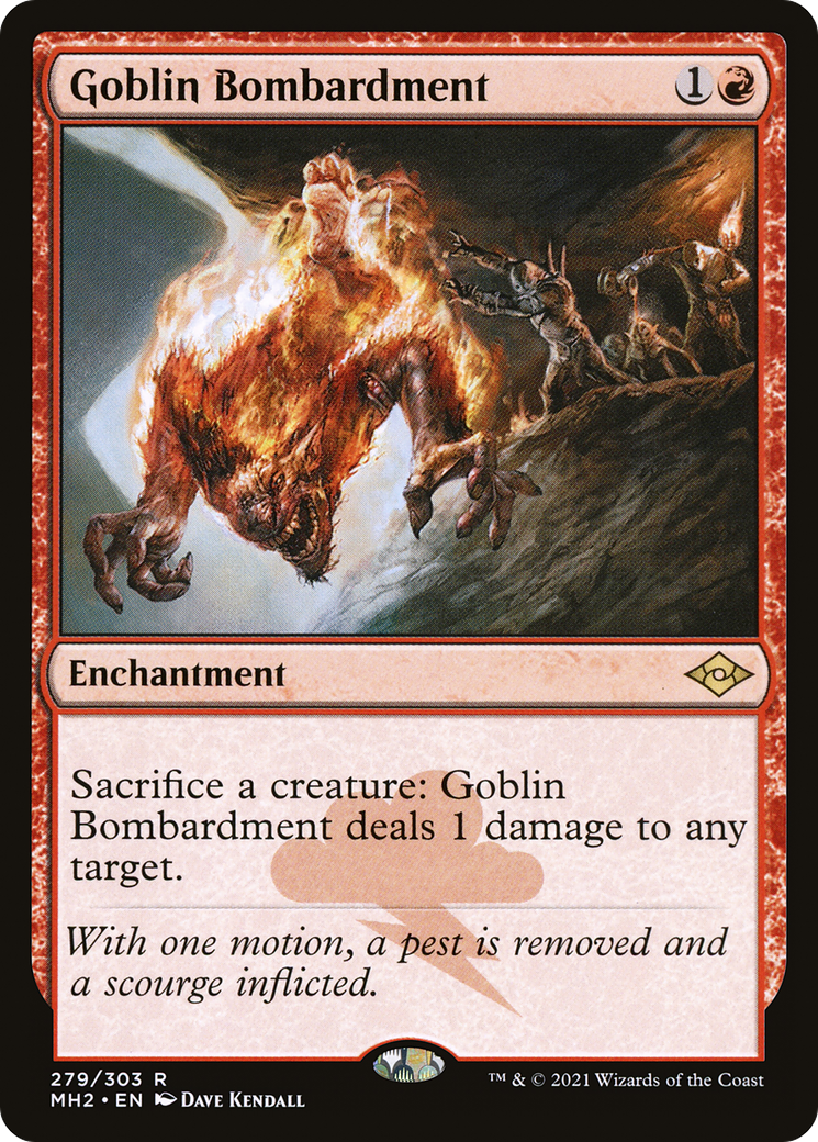 Goblin Bombardment (MH2-279) - Modern Horizons 2 Etched Foil