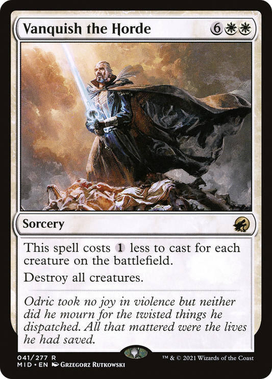 Vanquish the Horde (MID-041) - Innistrad: Midnight Hunt Foil