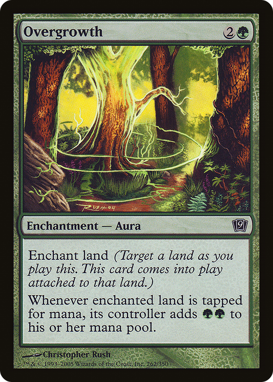 Overgrowth (9ED-262★) - Ninth Edition Foil