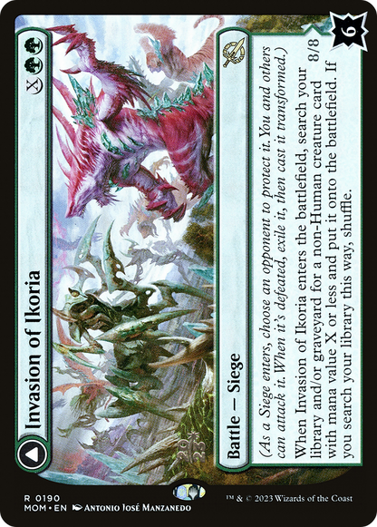 Invasion of Ikoria // Zilortha, Apex of Ikoria (PMOM-190S) - March of the Machine Promos Foil