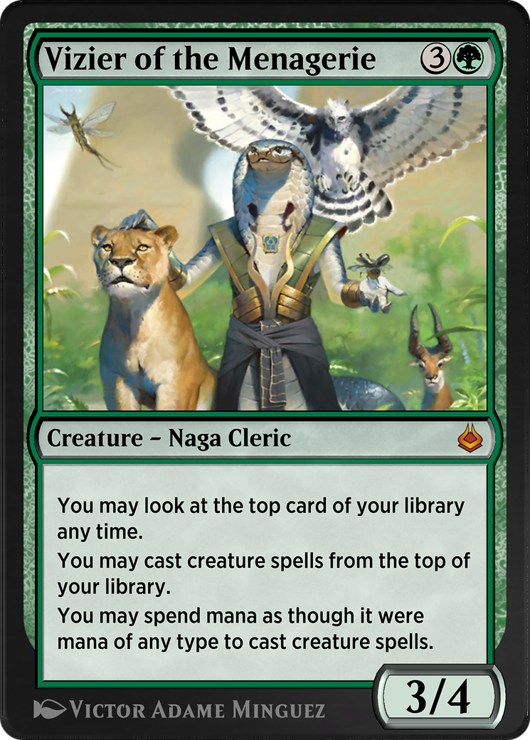 Vizier of the Menagerie (AKR-224) - Amonkhet Remastered