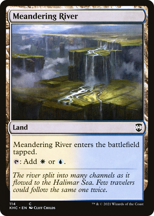 Meandering River (KHC-114) - Kaldheim Commander