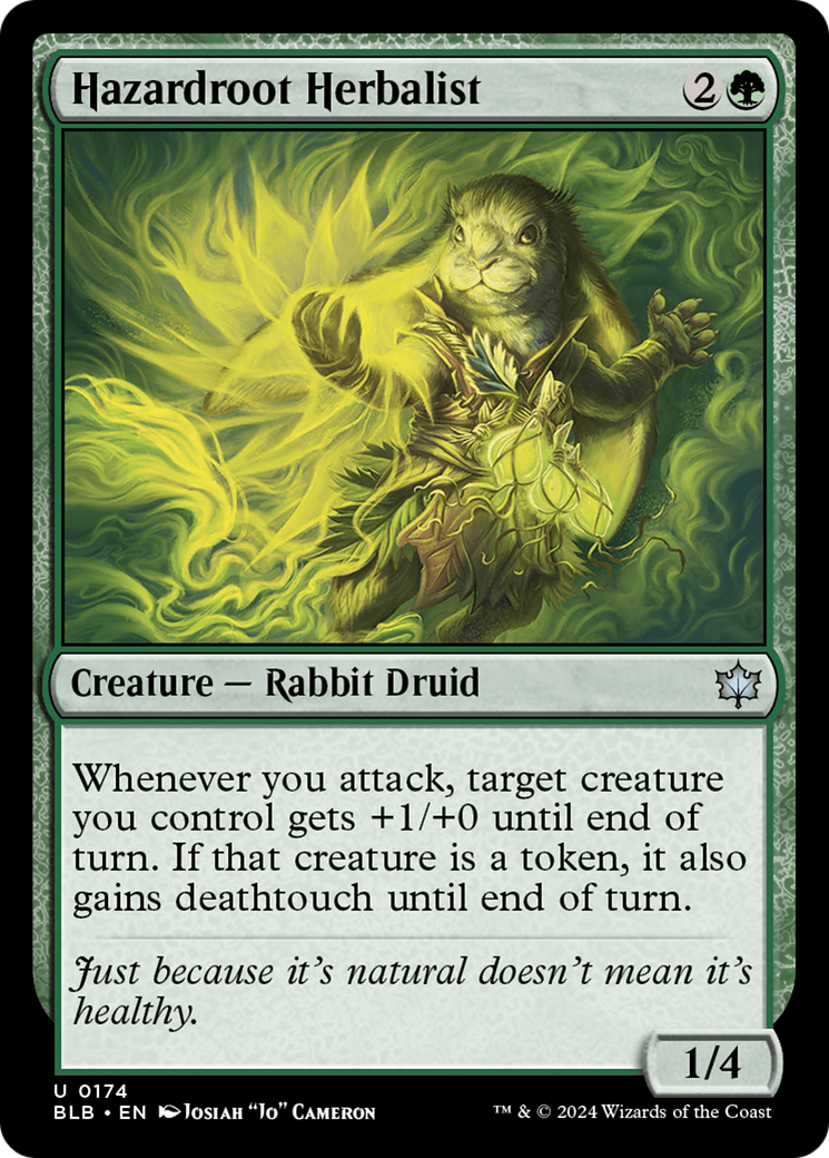 Hazardroot Herbalist  (BLB-174) - Bloomburrow