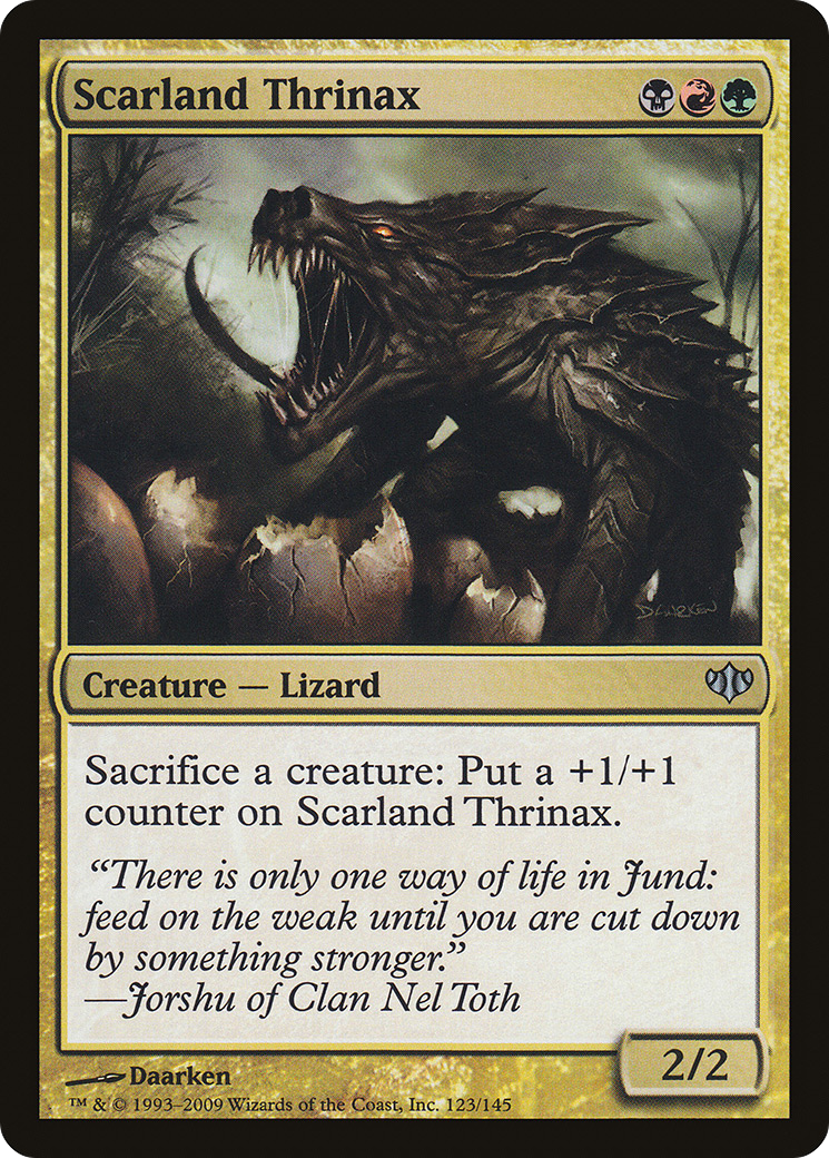 Scarland Thrinax (CON-123) - Conflux Foil