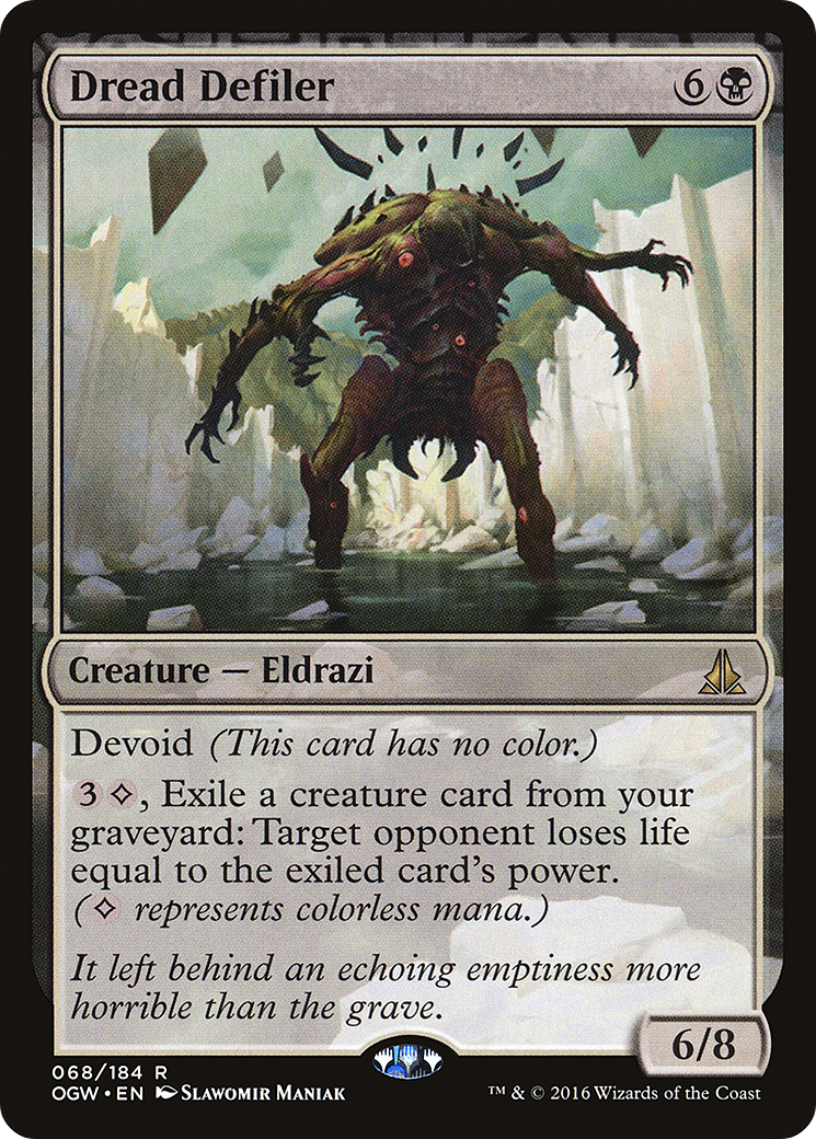 Dread Defiler (OGW-068) - Oath of the Gatewatch: (devoid) Foil