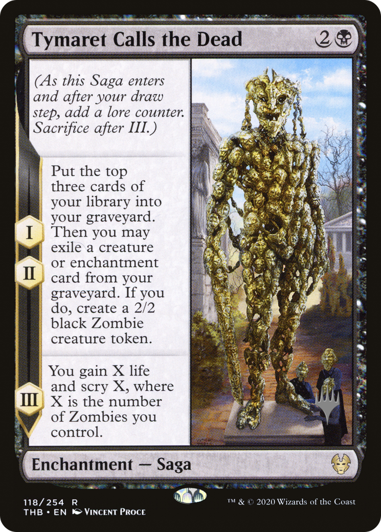 Tymaret Calls the Dead (PTHB-118P) - Theros Beyond Death Promos Foil