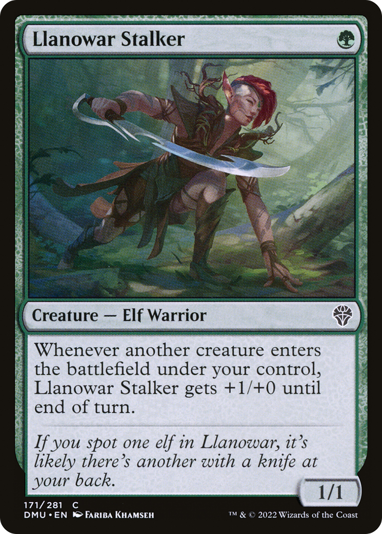 Llanowar Stalker (DMU-171) - Dominaria United