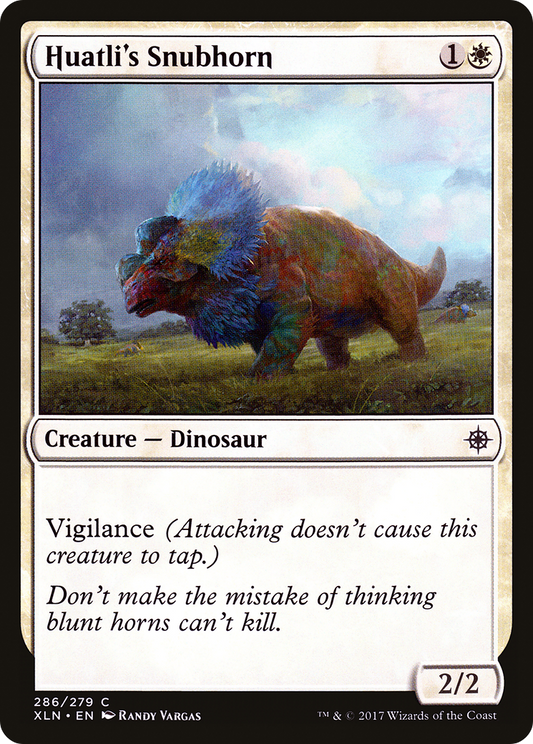 Huatli's Snubhorn (XLN-286) - Ixalan