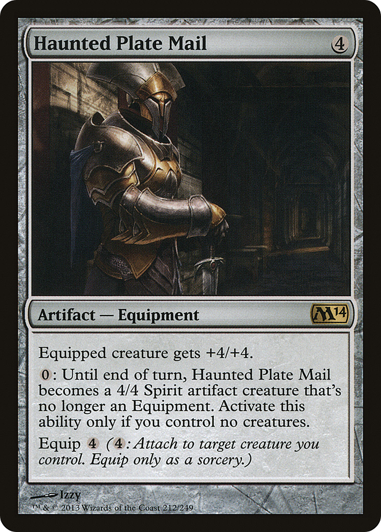 Haunted Plate Mail (M14-212) - Magic 2014 Foil