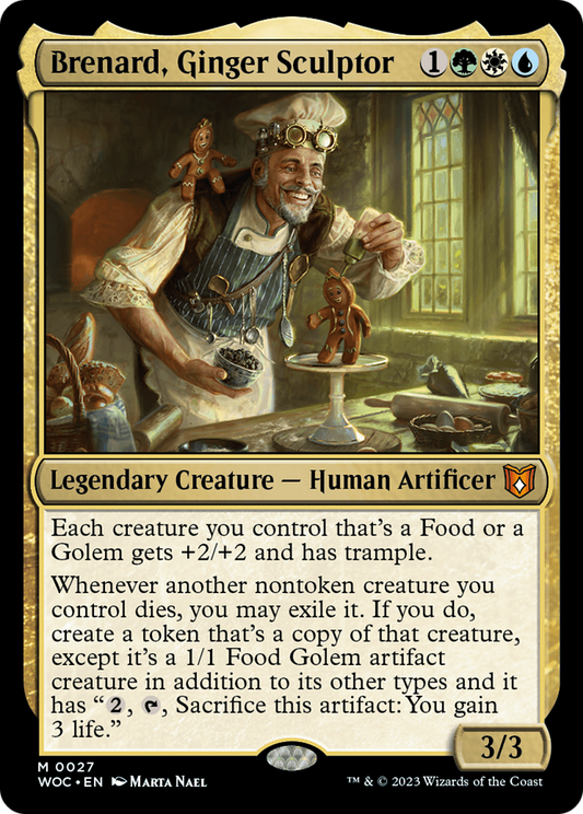 Brenard, Ginger Sculptor (WOC-027) - Wilds of Eldraine Commander