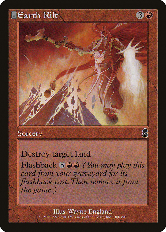 Earth Rift (ODY-189) - Odyssey: (tombstone) Foil