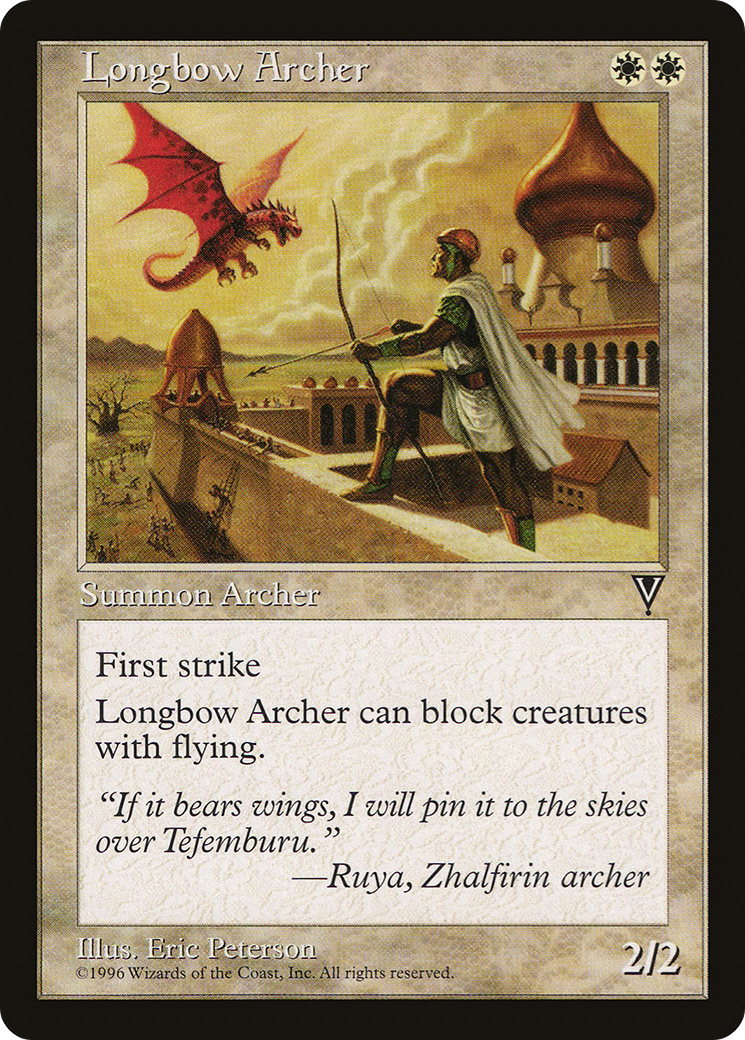 Longbow Archer (VIS-012) - Visions