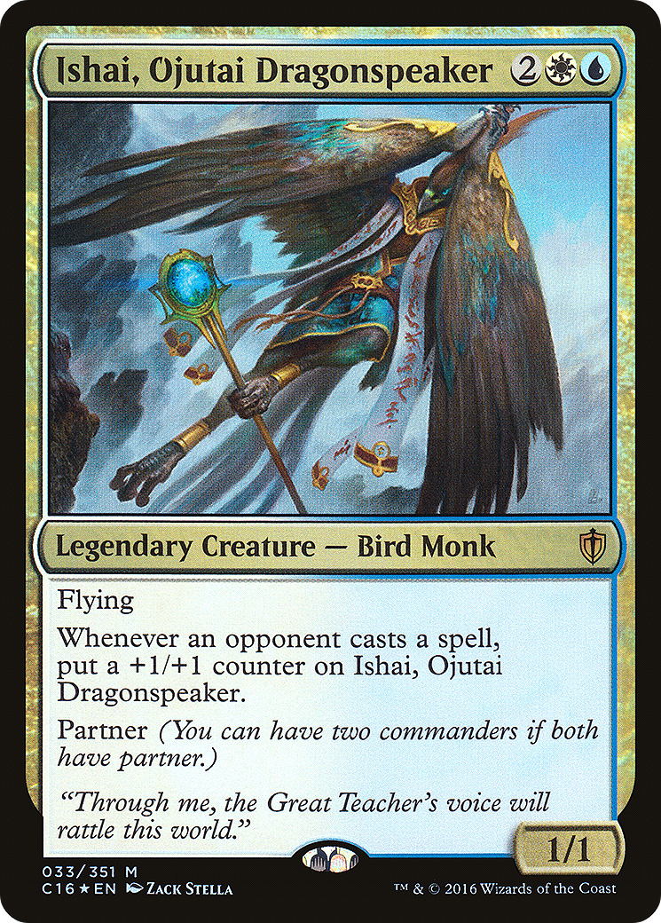 Ishai, Ojutai Dragonspeaker (C16-033) - Commander 2016 Foil