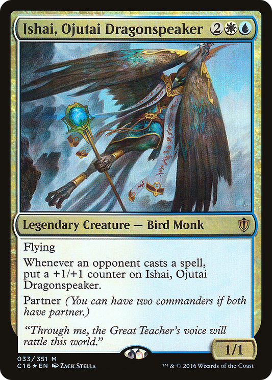 Ishai, Ojutai Dragonspeaker (C16-033) - Commander 2016 Foil