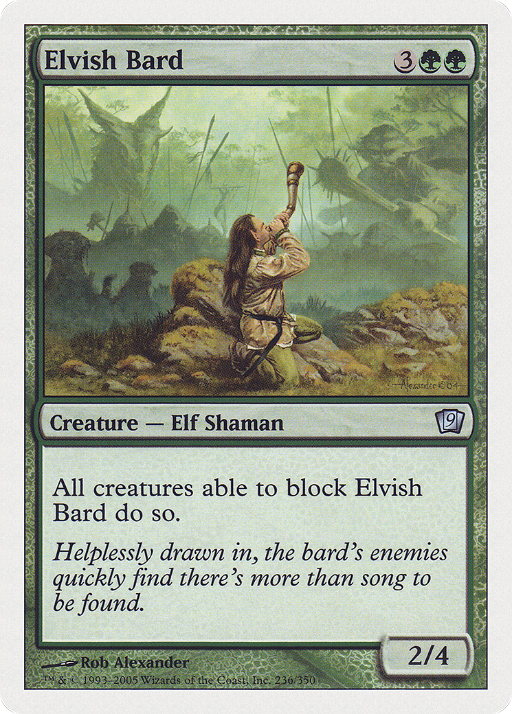 Elvish Bard (9ED-236) - Ninth Edition