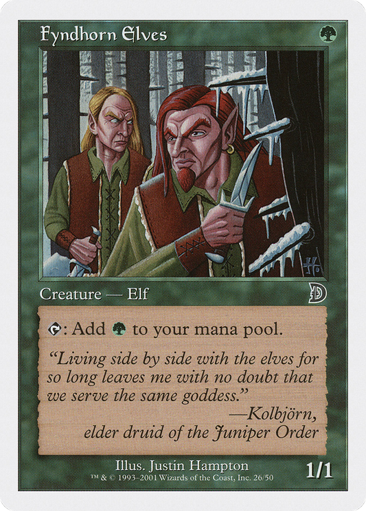 Fyndhorn Elves (DKM-026) - Deckmasters