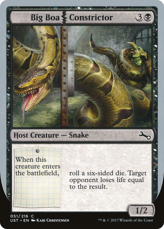 Big Boa Constrictor (UST-051) - Unstable