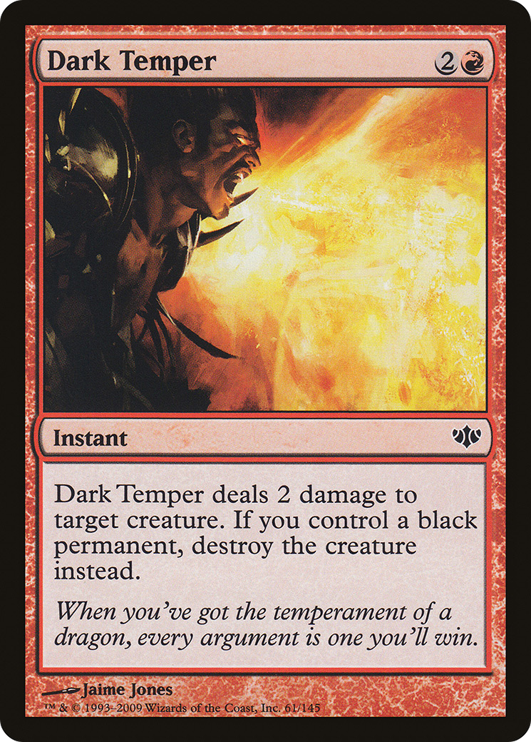 Dark Temper (CON-061) - Conflux Foil