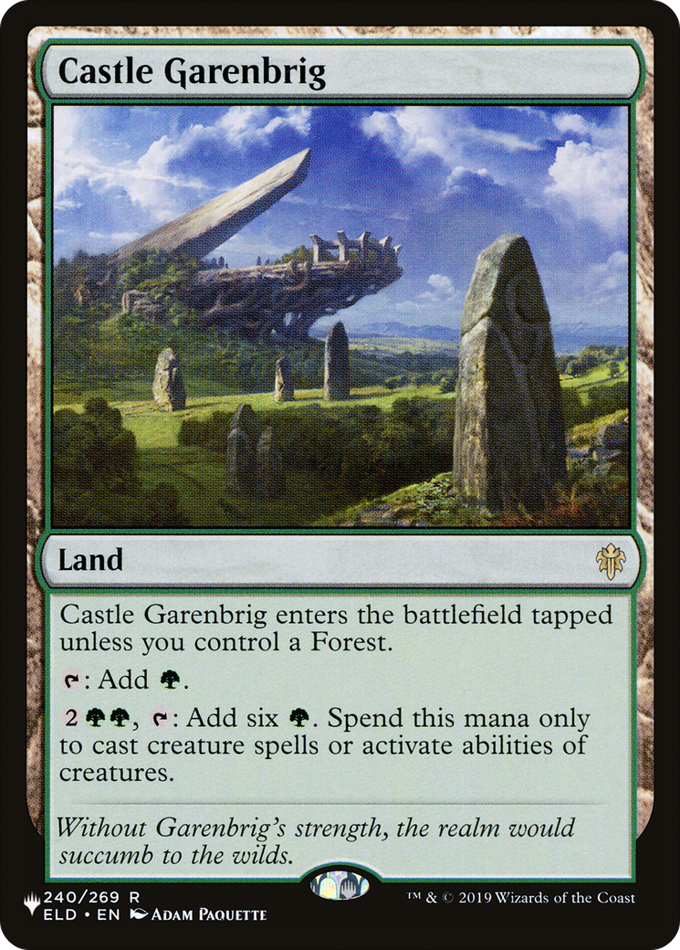 Castle Garenbrig (LIST-ELD-240) - The List