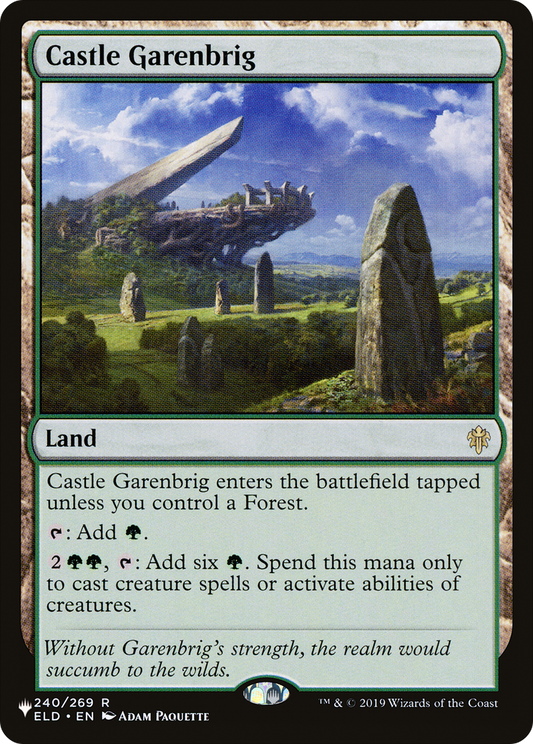 Castle Garenbrig (LIST-ELD-240) - The List