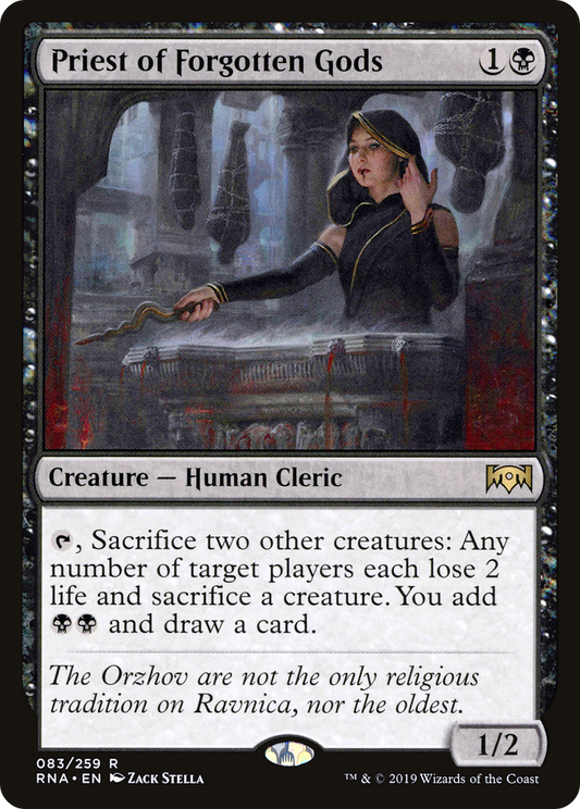 Priest of Forgotten Gods (RNA-083) - Ravnica Allegiance Foil