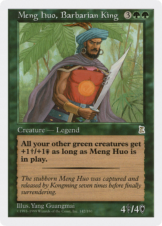 Meng Huo, Barbarian King (PTK-142) - Portal Three Kingdoms