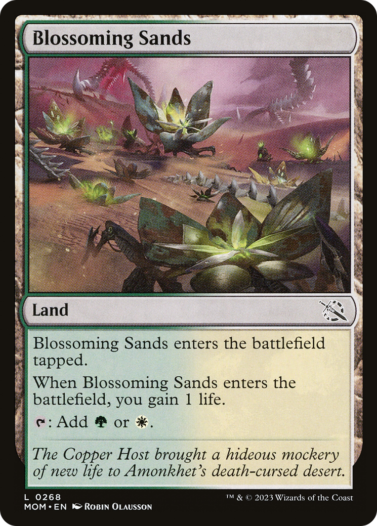 Blossoming Sands (MOM-268) - March of the Machine Foil