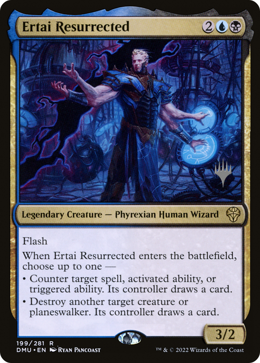 Ertai Resurrected (PDMU-199P) - Dominaria United Promos Foil