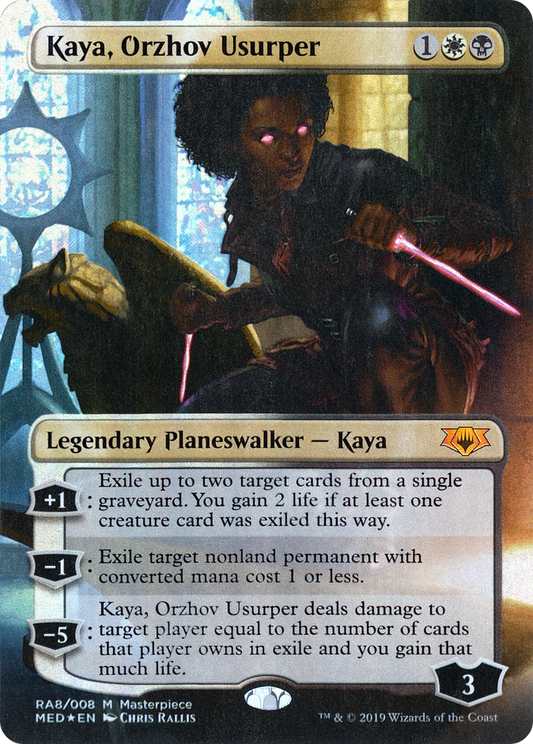 Kaya, Orzhov Usurper (MED-RA8) - Mythic Edition (Borderless) Foil