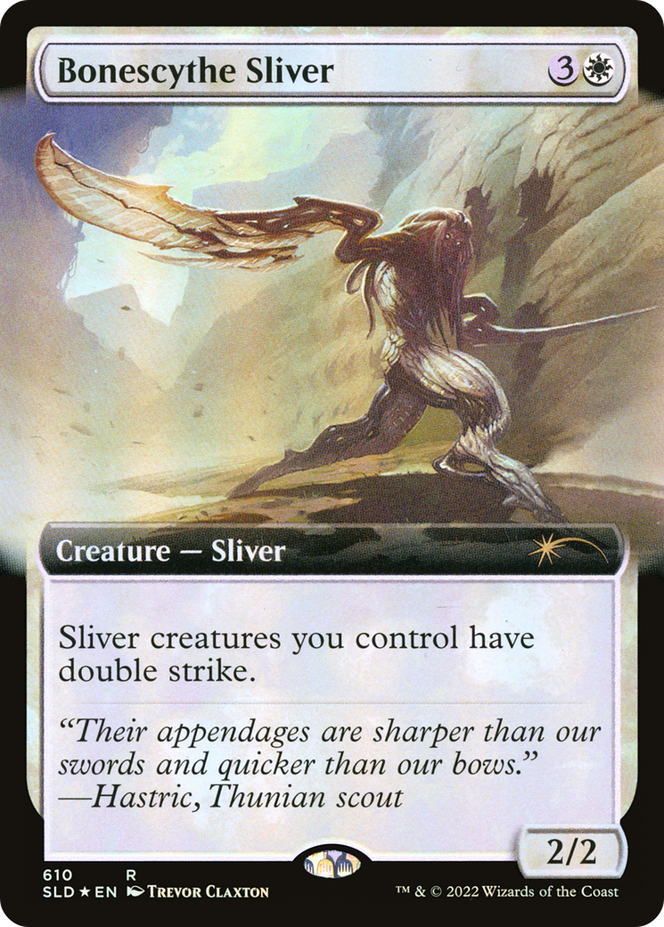 Bonescythe Sliver (SLD-610) - Secret Lair Drop: (Extended Art) Foil