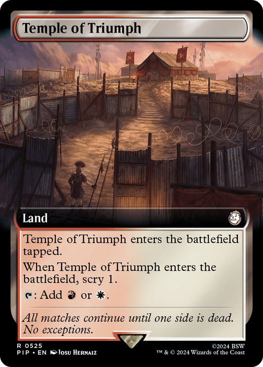 Temple of Triumph (PIP-525) - Fallout: (Extended Art) Foil