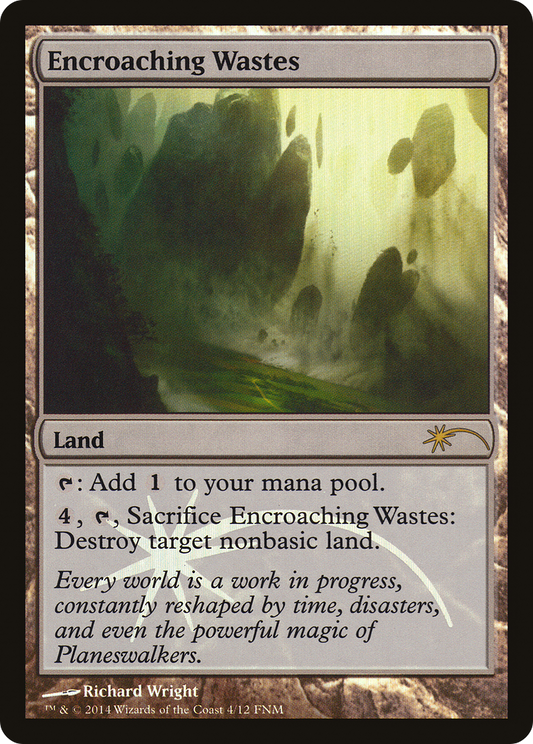 Encroaching Wastes (FNM-004) - Friday Night Magic 2014 Foil