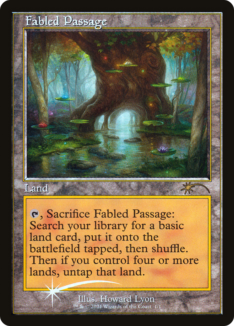 Fabled Passage (PWP21-004) - Wizards Play Network 2021 Foil