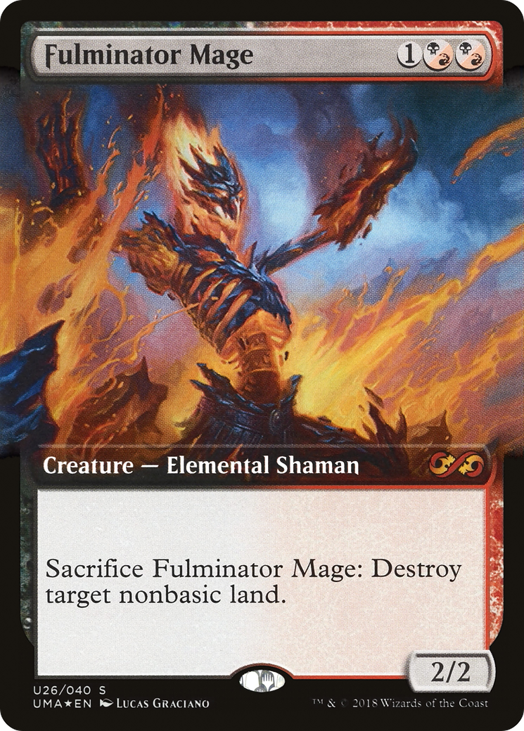 Fulminator Mage (PUMA-U26) - Ultimate Box Topper: (Extended Art) Foil