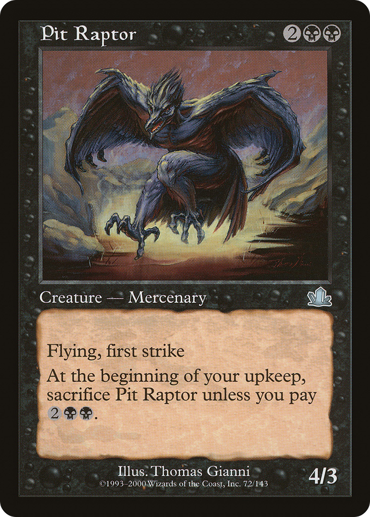 Pit Raptor (PCY-072) - Prophecy Foil